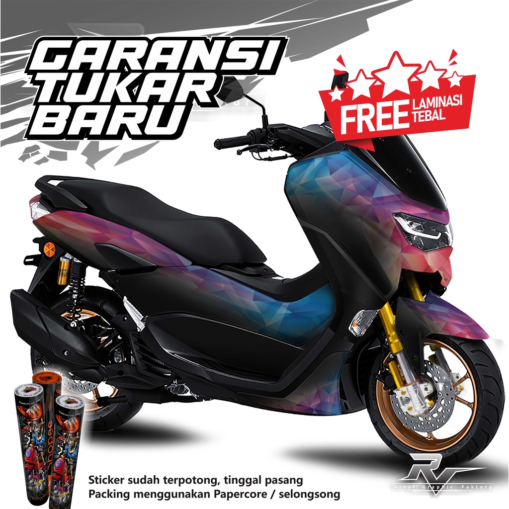 Decal stiker / sticker motor Nmax 2022 / nmax old Full body custom Simple N10