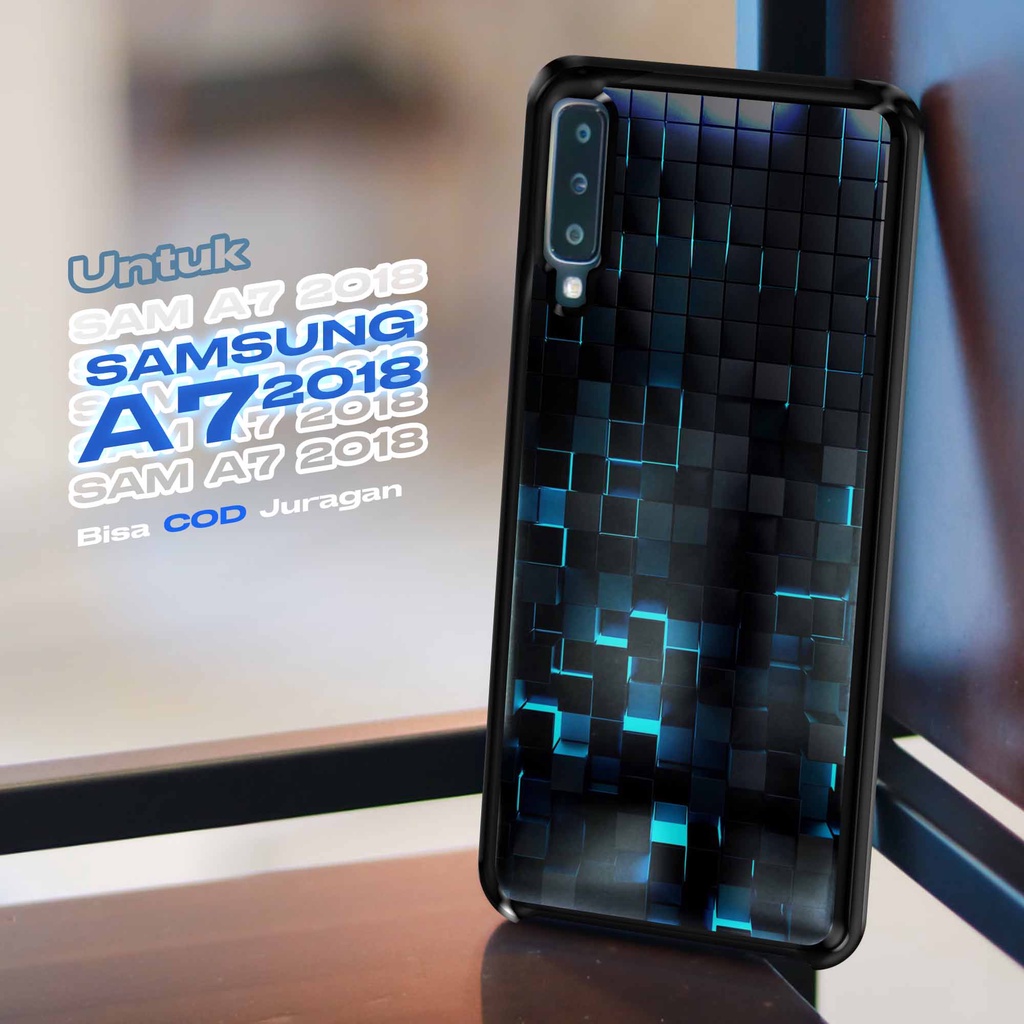 Case SAMSUNG A7 2018 - Casing SAMSUNG A7 2018 [ Abstarct ] Silikon SAMSUNG A7 2018 - Case Hp - Case 