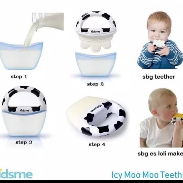 Kidsme icy moo moo teether