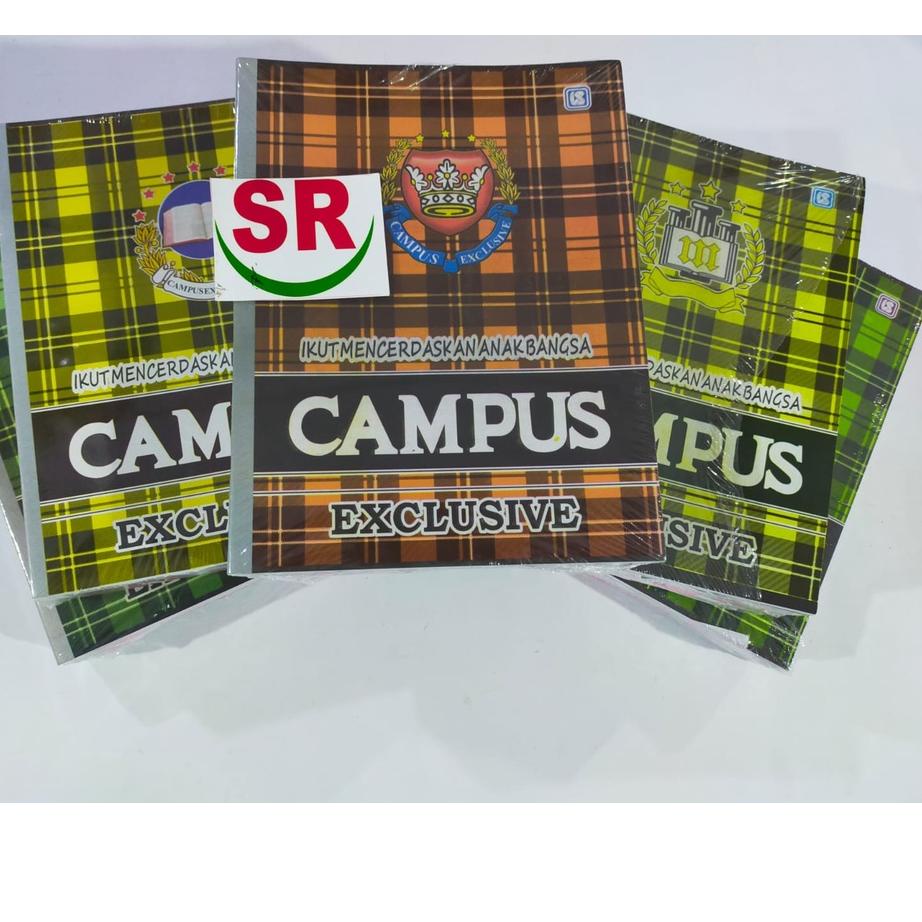 

Paling Sesuai.. Buku Tulis Campus Exclusive isi 38 Lembar/58 Lembar(1 Pak isi 10 Buku)