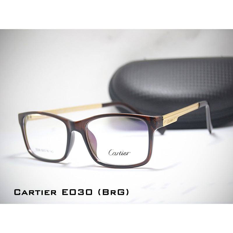 Frame Kacamata - Cartier E030  - (baca/minus) Pria & Wanita