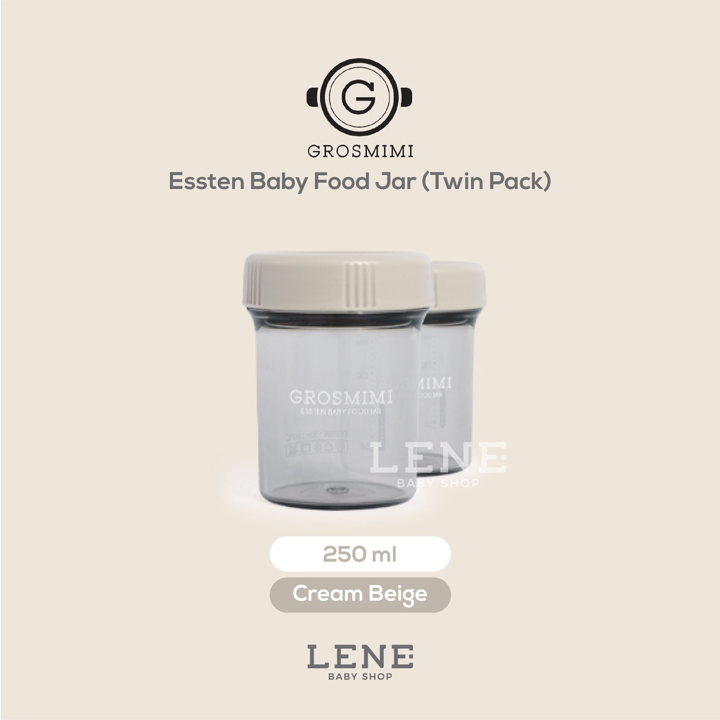 Grosmimi Essten Baby Food Jar 150ml &amp; 250 ml (Twin Pack)