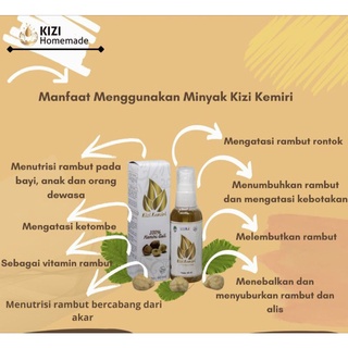 Jual Minyak Kemiri Asli, Kizi Kemiri 100ml | Shopee Indonesia