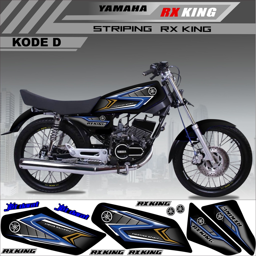 Sticker Striping Rx King Variasi Stiker Rx King Variasi Kode D