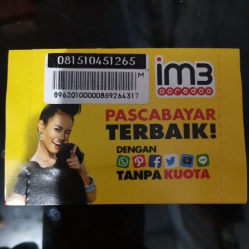 paket kartu indosat langganan 1th