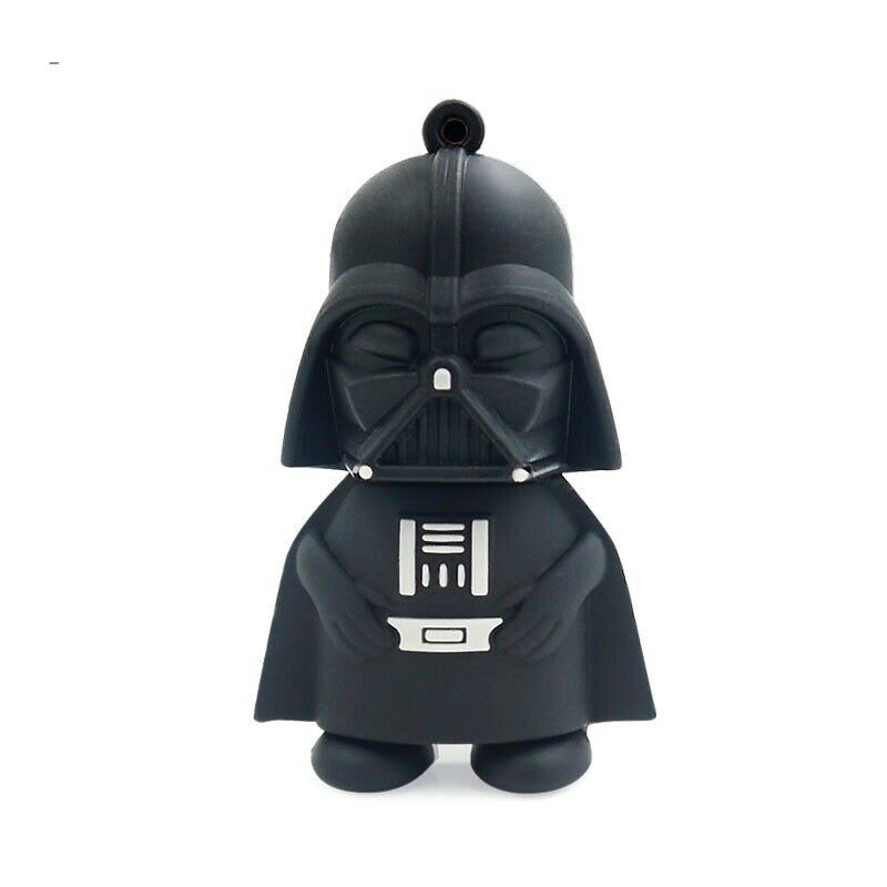 128gb 64gb 32gb 16gb 8gb 1gb Pendrive Darth Vader Usb 2.0 Memori Stik Pc Hadiah Star Wars Hero