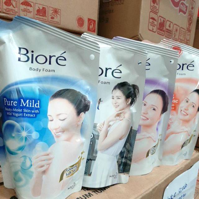 Biore Body Foam 250ml 220ml sabun Mandi cair wangi refill 250 ml (no.36)