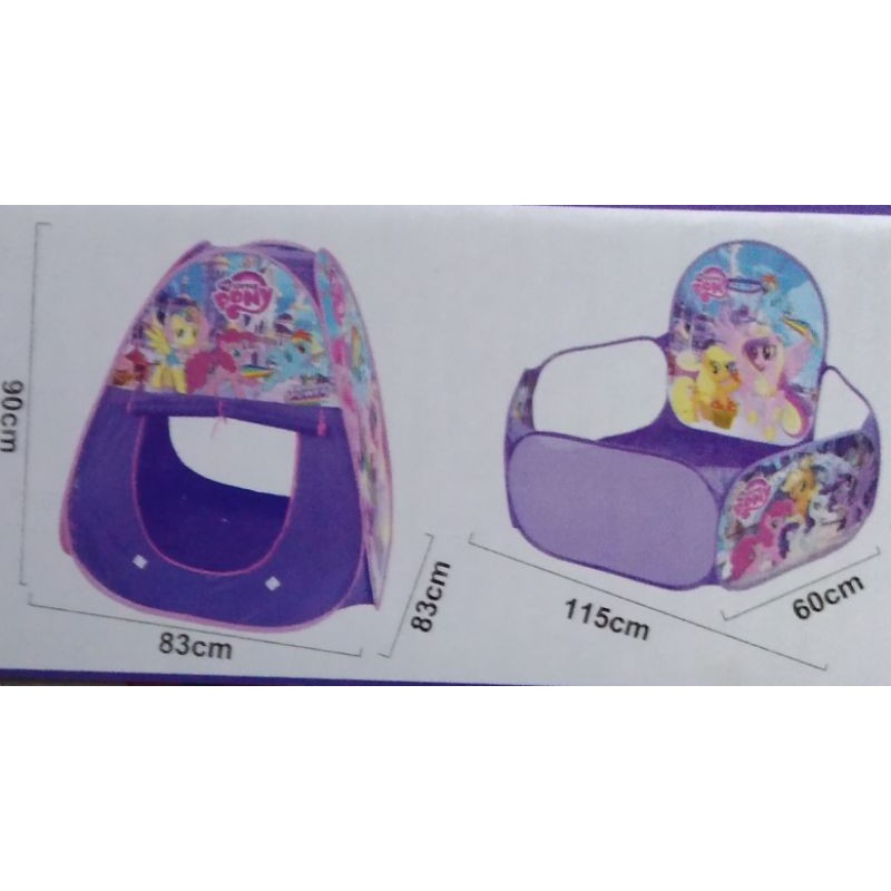 MAINAN TENDA SEGITIGA ANAK KARAKTER 336B-4