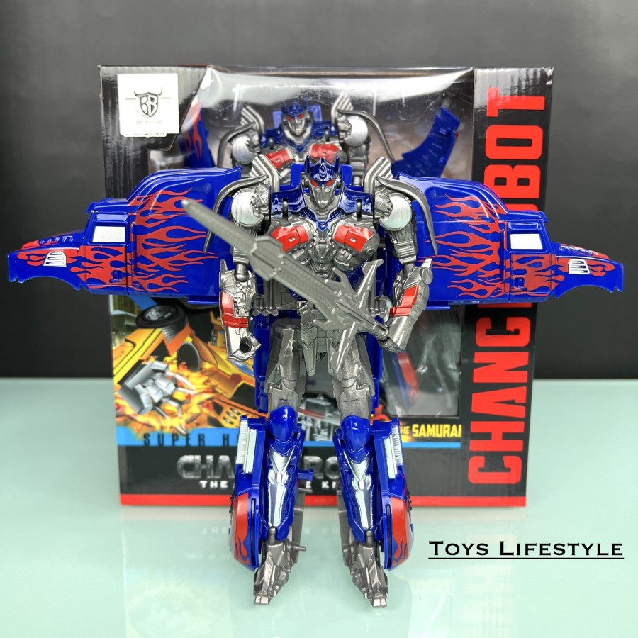 Mainan Mobil Robot Transformers Deformation Bumble Bee Optimus Prime