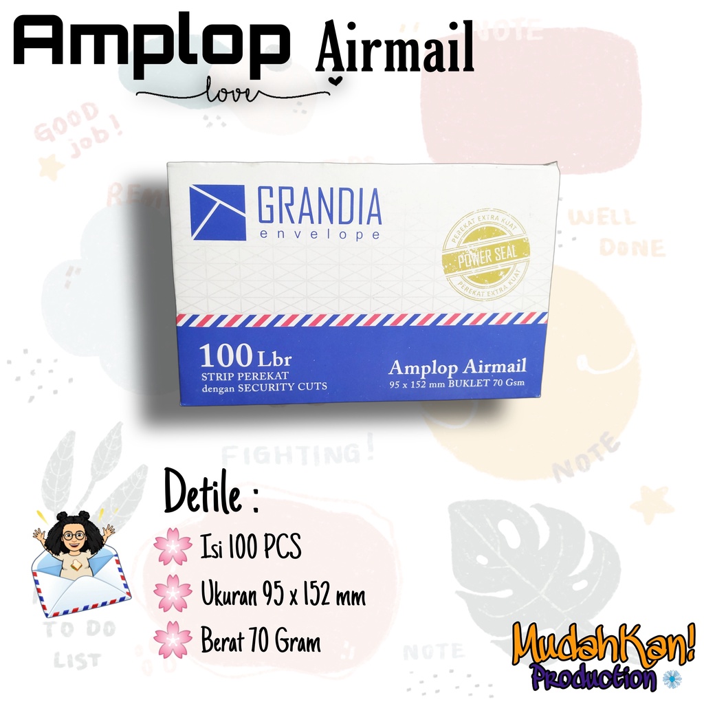 

Amplop Grandia per BOX Isi 100