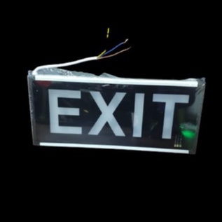 Lampu Exit Emergency LED 2 Sisi Lampu Exit LED Emergency