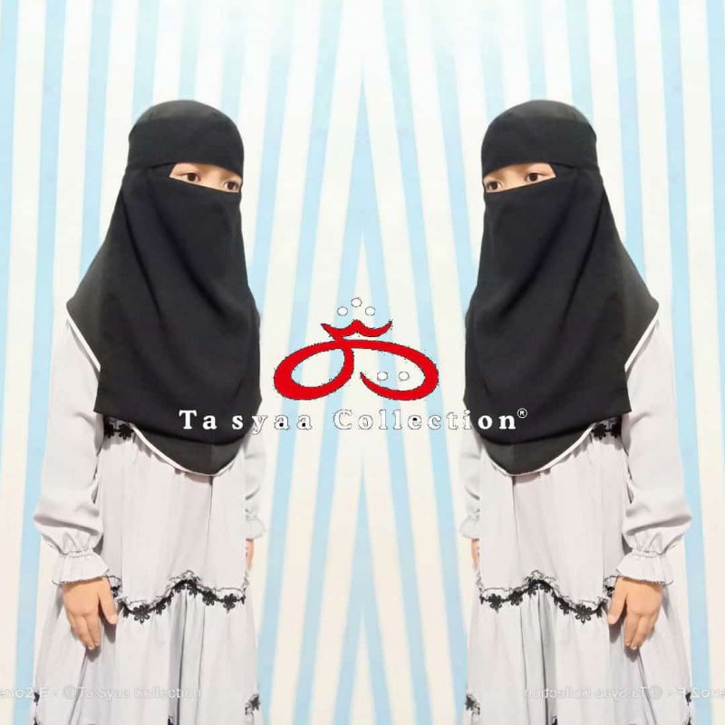 niqab/cadar Bandana anak