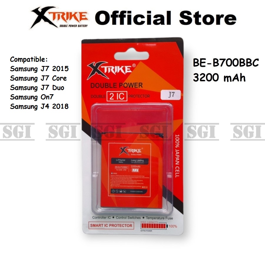 Baterai XTRIKE Double Power Original Samsung Galaxy J7 2015 J7 Core J701 Duo J4 J400 2018 On7 J700 J