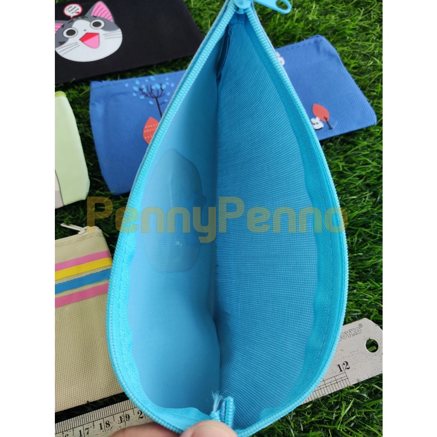 Tempat Pensil Resleting Unik Murah Meriah-1