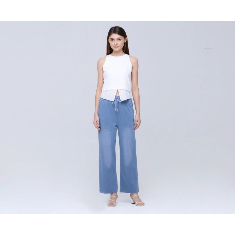 Denim Lounge Pants by Hellolilo