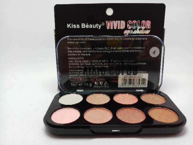 EYESHADOW KISS BEAUTY VIVID COLOR