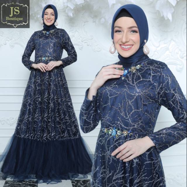 Gamis pesta candy sugar original JS Boutique