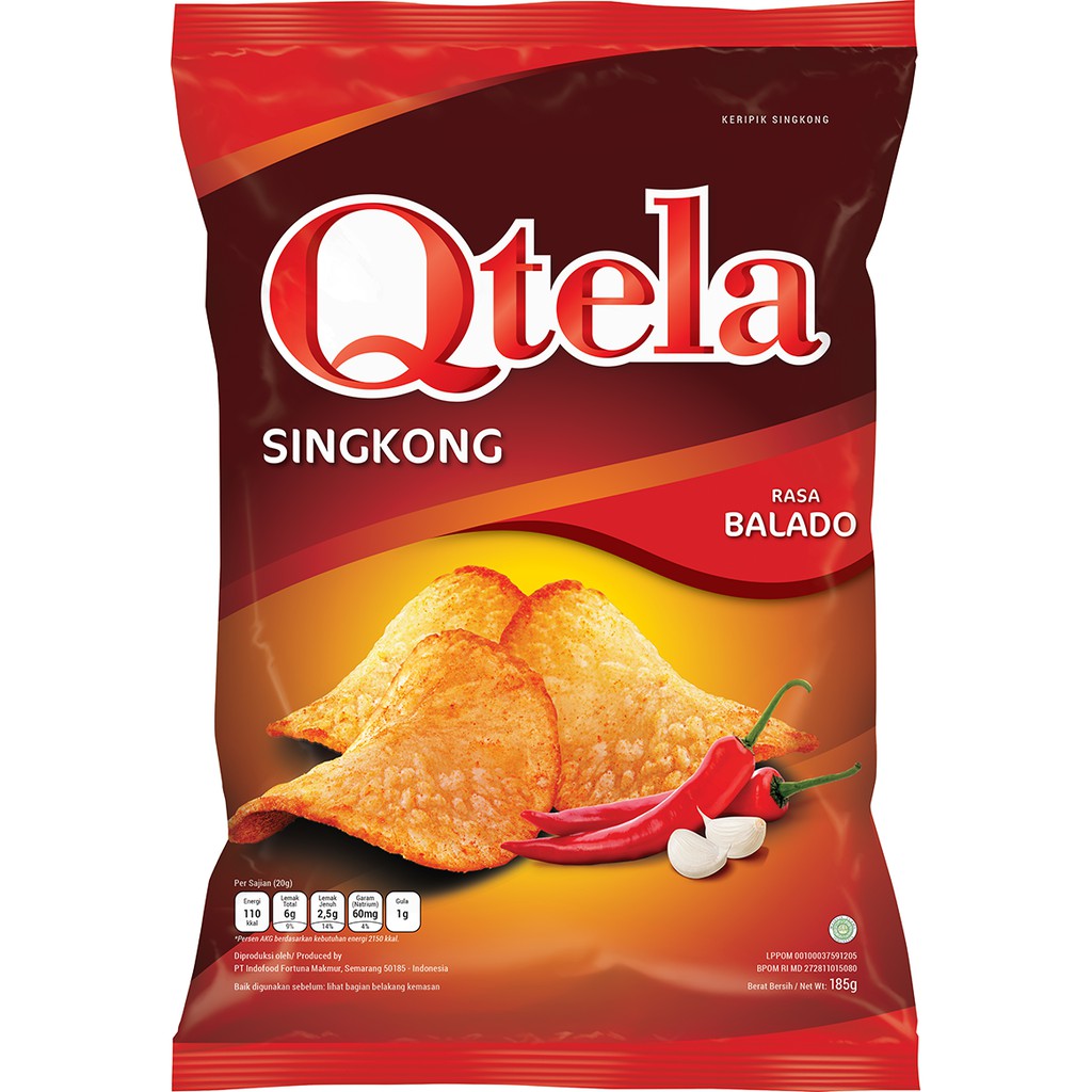 

Qtela Singkong Balado 185 Gr - 1 Pcs Promo Snack