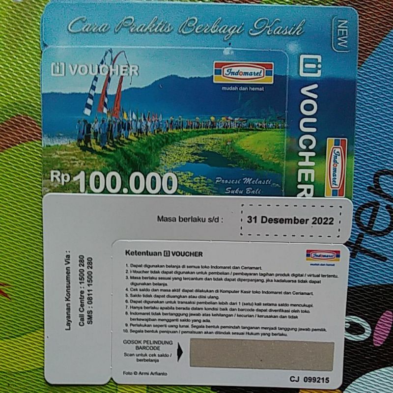 Voucher Indomaret 100rb