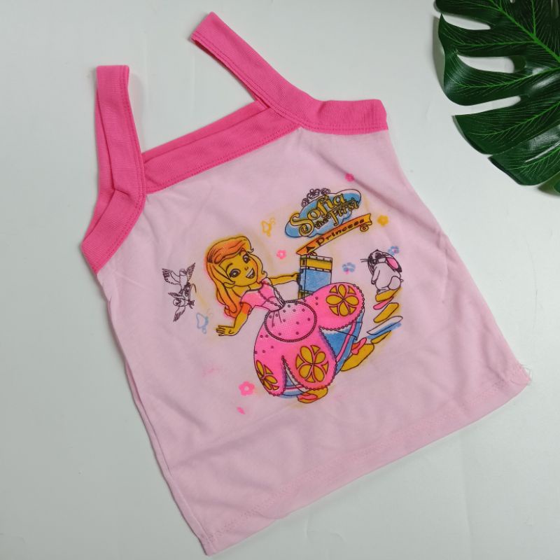 Lusinan 12 PCS Singlet Anak Sofia Gaixin