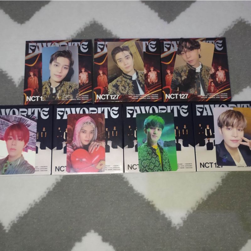 NCT 127 FAVORITE KIHNO ALBUM UNSEALED JAEHYUN MARK TAEIL JOHNNY YUTA [READY]