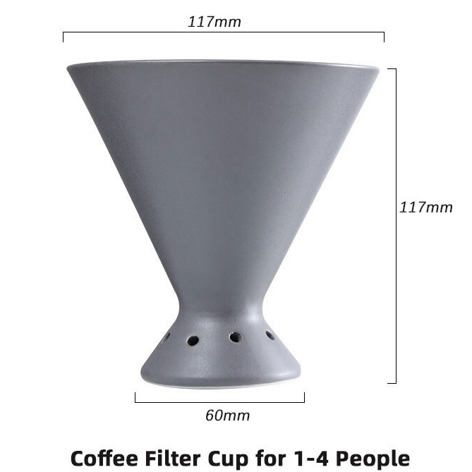 Penyaring Kopi Tembikar Coffee Dripper V60 - Filter Cup