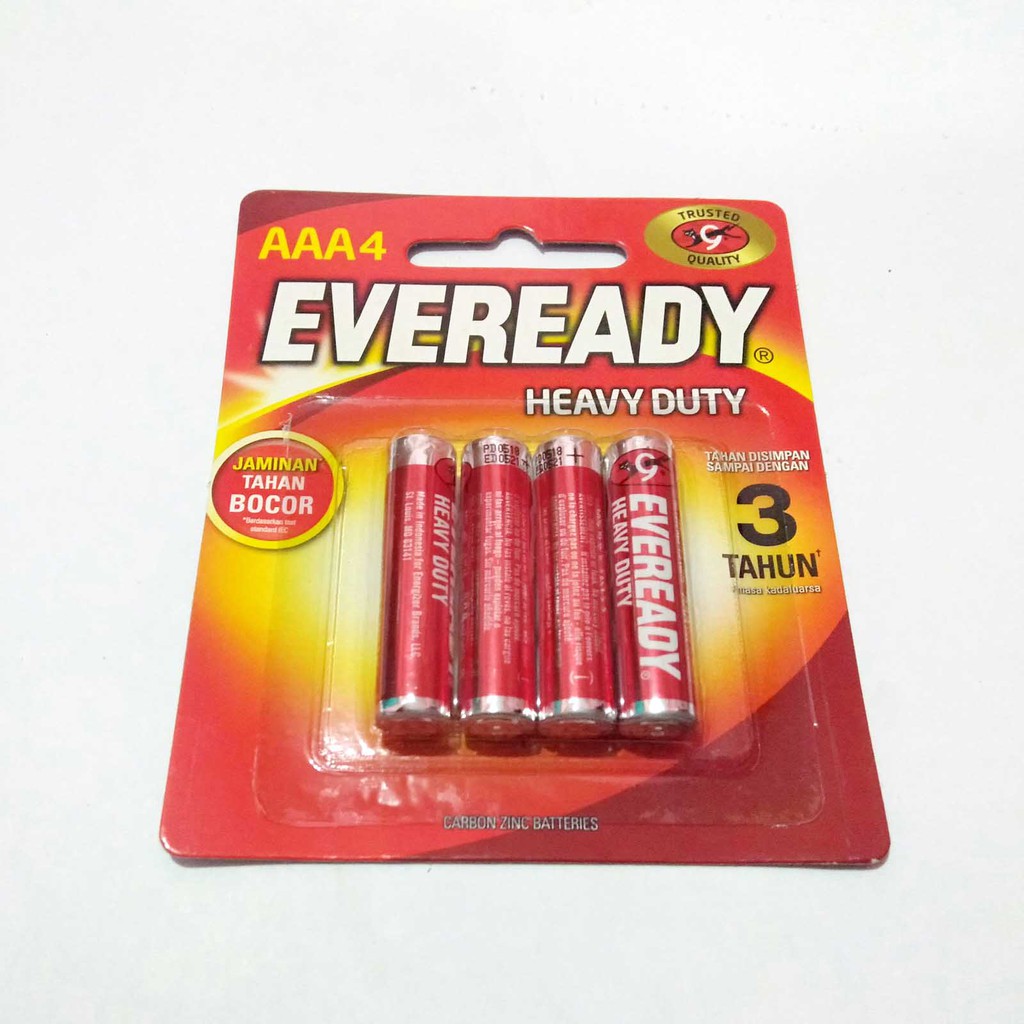 Jual Bateraibatraibatterybatere Aaaa3 Eveready Merah Per Pack Isi 4