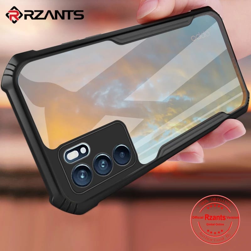 PROMO 2in1 OPPO Reno6 4G CASE Fusion Xundd ShockProof Transparan Free Garskin Carbon OPPO Reno 6