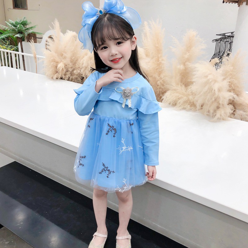 HappyOliver DRESS CLAIRE BRANCH EBV Baju Dress Anak Perempuan Import 6 bulan - 4 TahunBaju /Dress Bayi Perempuan/Gaun Bayi Perempuan/Dress Pesta/Dress Bayi