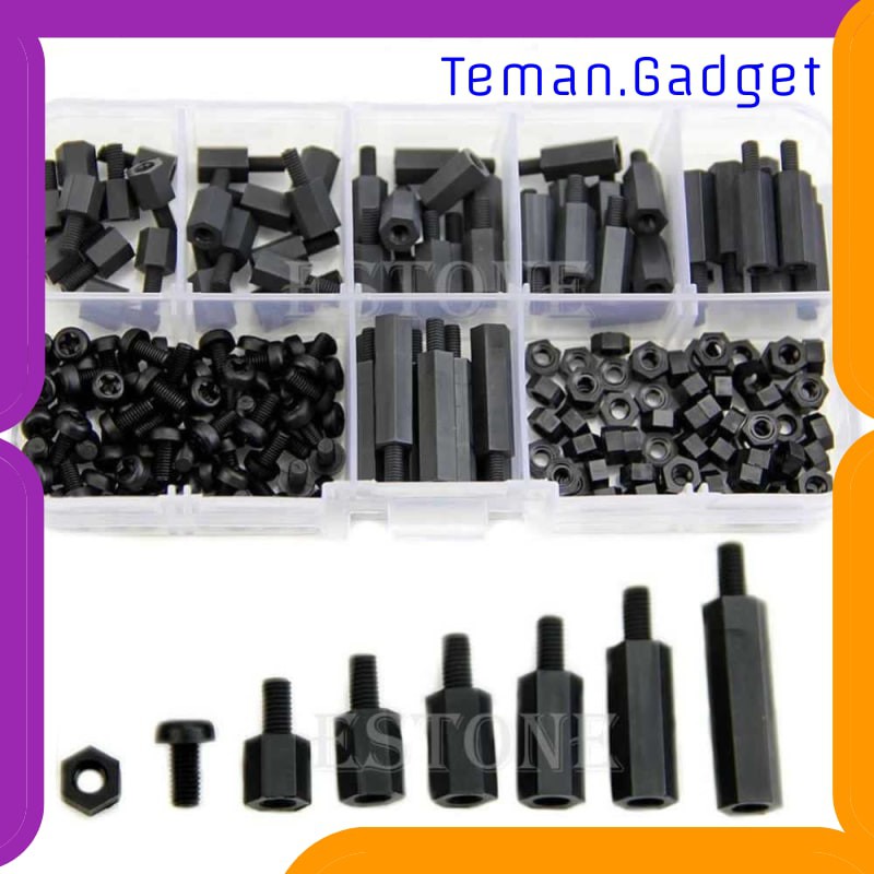 TG-DE255 XHHD Set Stand-off Spacer Kit Nylon M3 180 PCS - M3