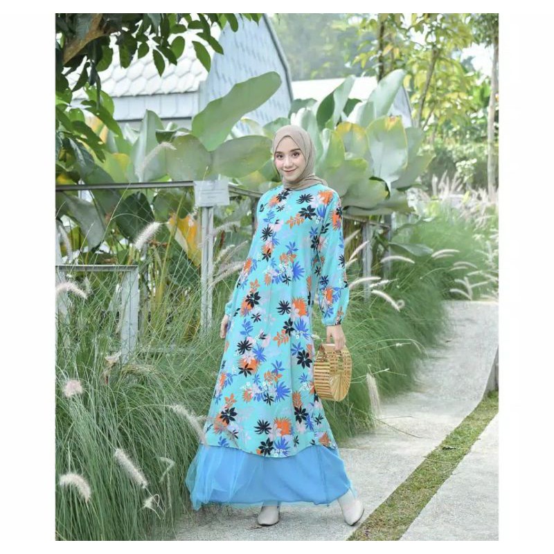 gamis wanita kekinian/gamis wanita import