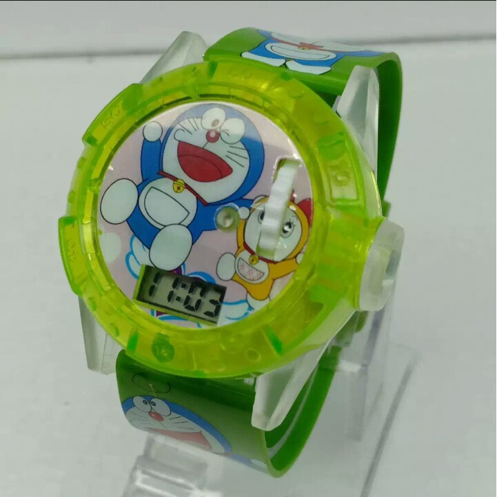 Jam Anak Jam Tangan Anak Doraemon Jam Lampu Dan Musik Trendy