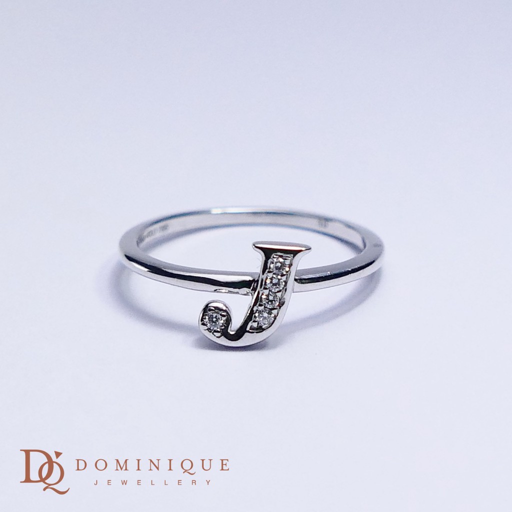 

Dominique Jewellery - Ladies Ring Diamond Alphabeth J