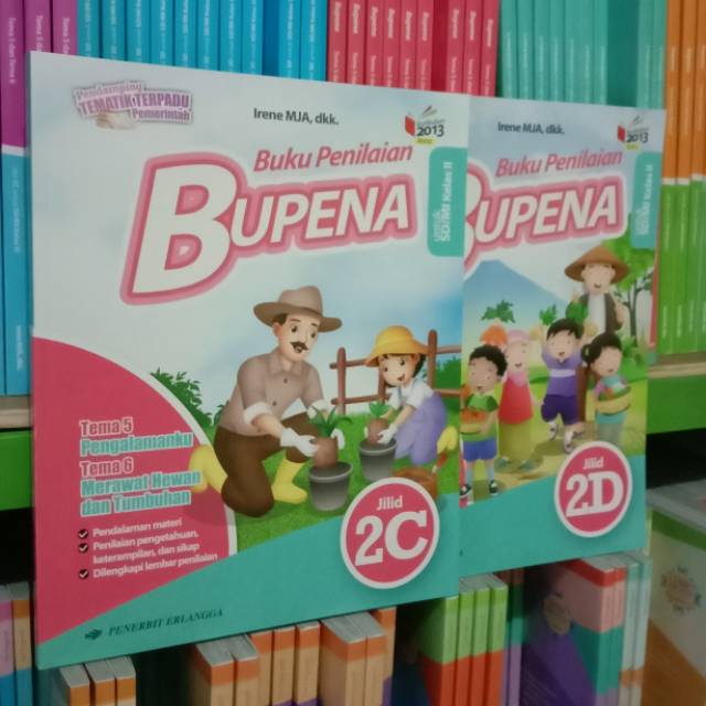 Paket Bupena 2C dan 2D kelas 2 SD/Mi K13N Revisi Erlangga