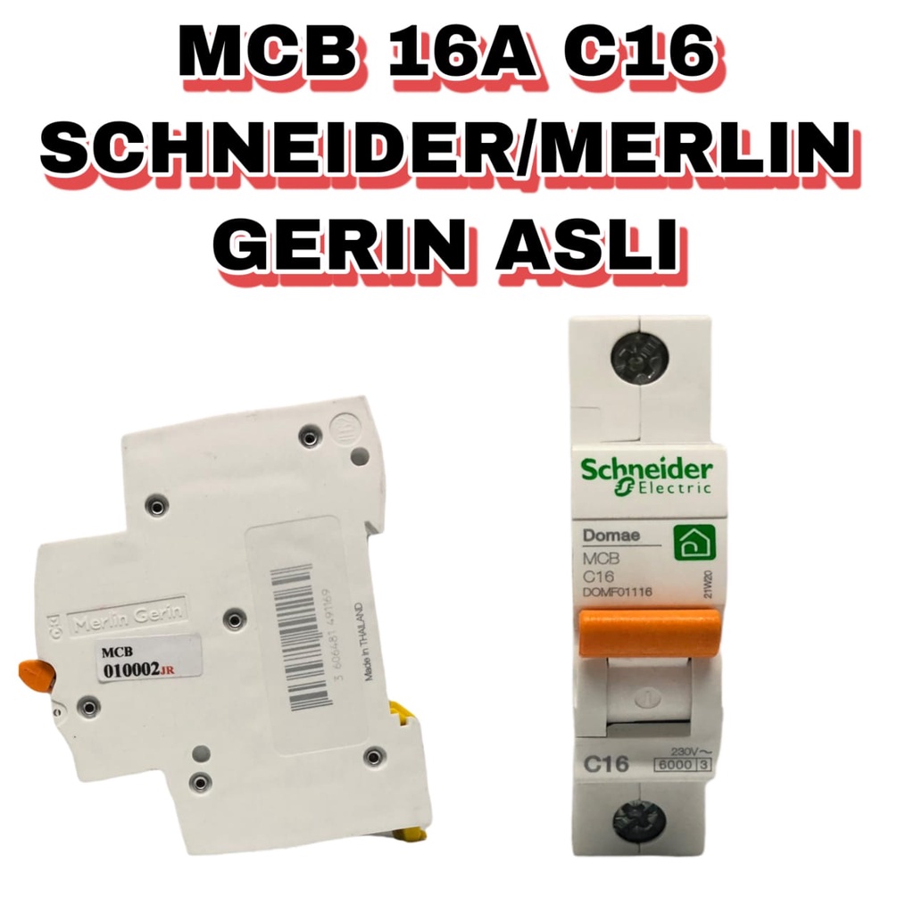 Jual Mcb A C Schneider Merlin Gerin Asli Shopee Indonesia