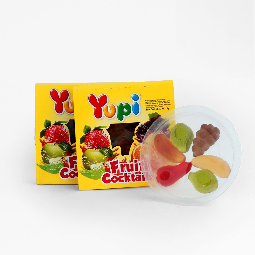 

Yupi candy gummy pizza/coctail 24gr