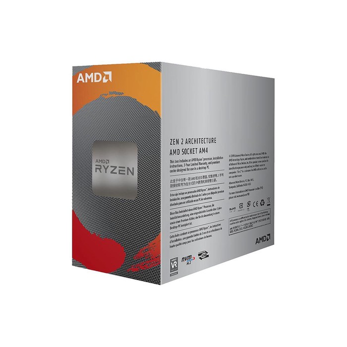 Processor AMD Ryzen 5 3600 6-Core 3.6 GHz AM4 - silver