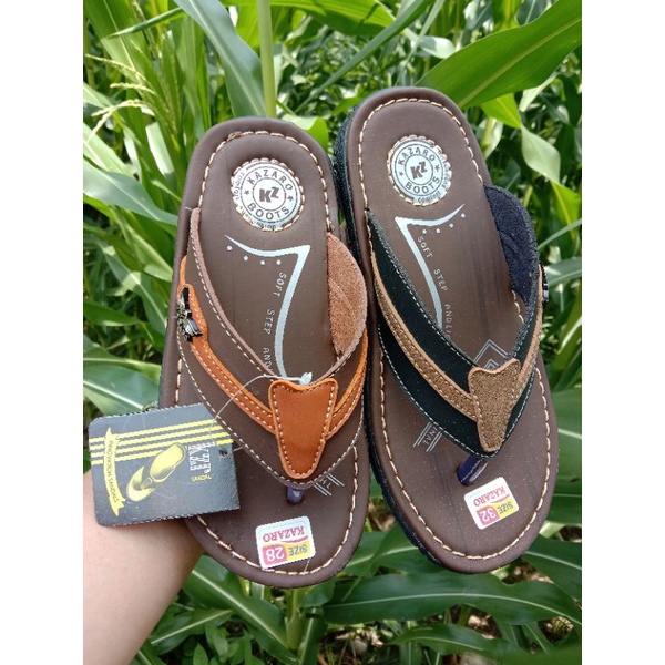 KAZARO ORIGINAL PREMIUM SANDAL ANAK LAKI-LAKI SANDAL KULIT SINTESIS Uk 28-37