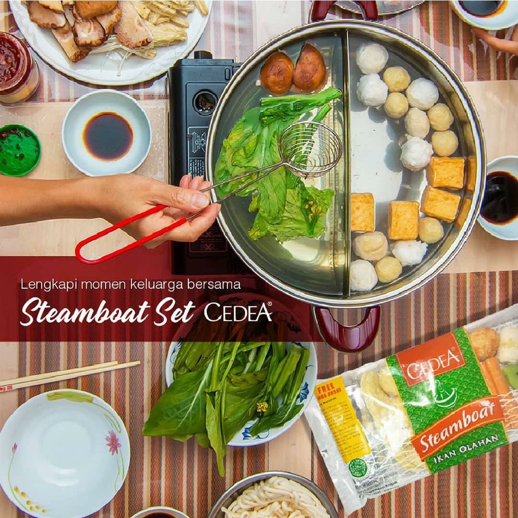 CEDEA STEAMBOAT DAN TOM YUM 300GR