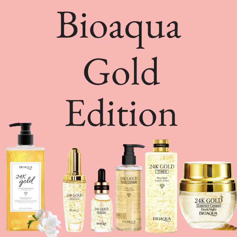 Bioaqua 24K Gold Skin Essence Serum Cream Original BPOM