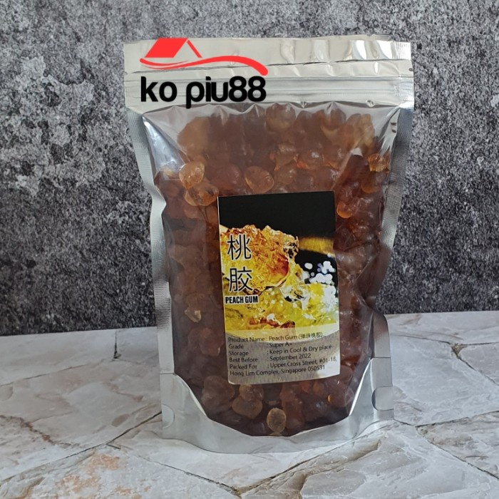 

Peach Gum Premium Super Grade A ( Tao Jiao) 500gram