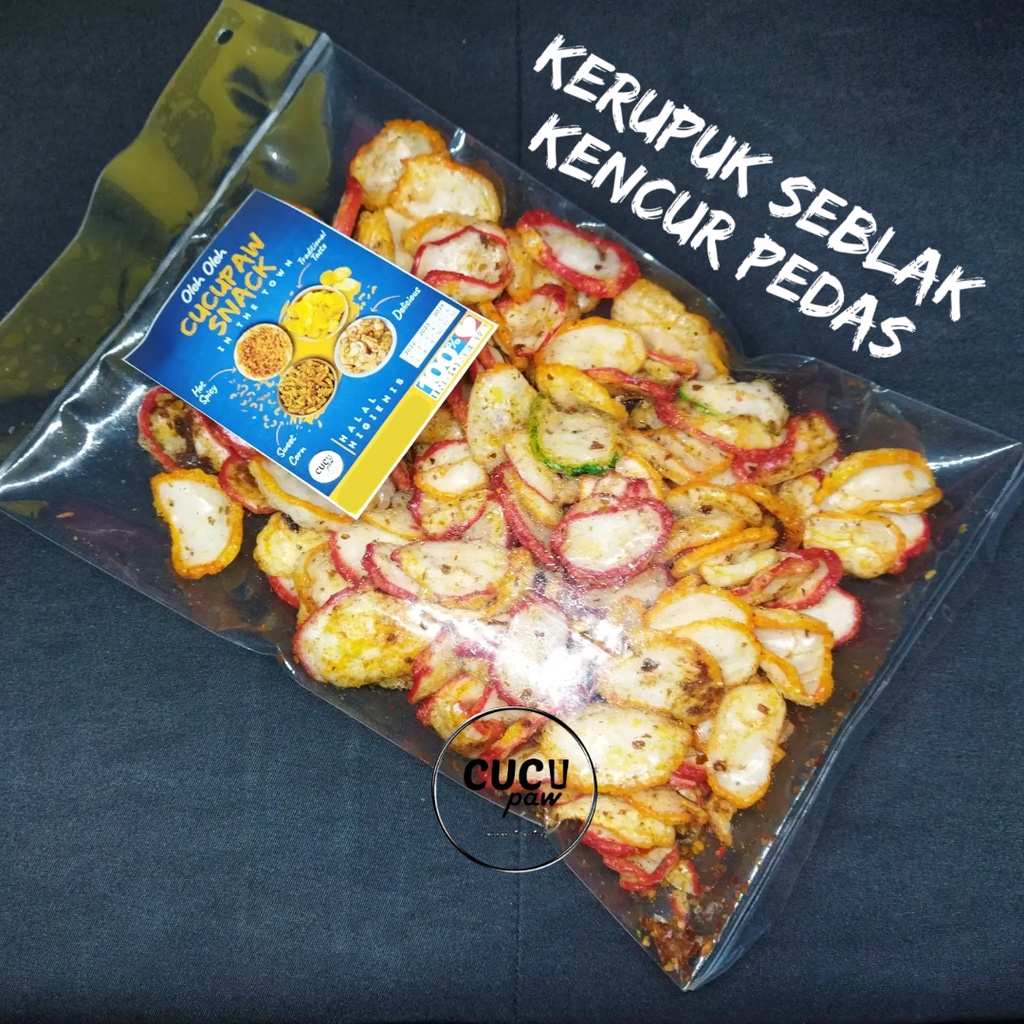 

Kerupuk Krupuk Seblak Pedas Bantet Kering Kencur Daun Jeruk Keripik Kripik