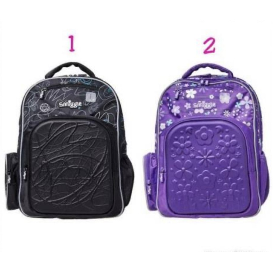 SMIGGLE BACKPACK ULTRA EXPLORER PURPLE BLACK BACKPACK SMIGGLE ORIGINAL
