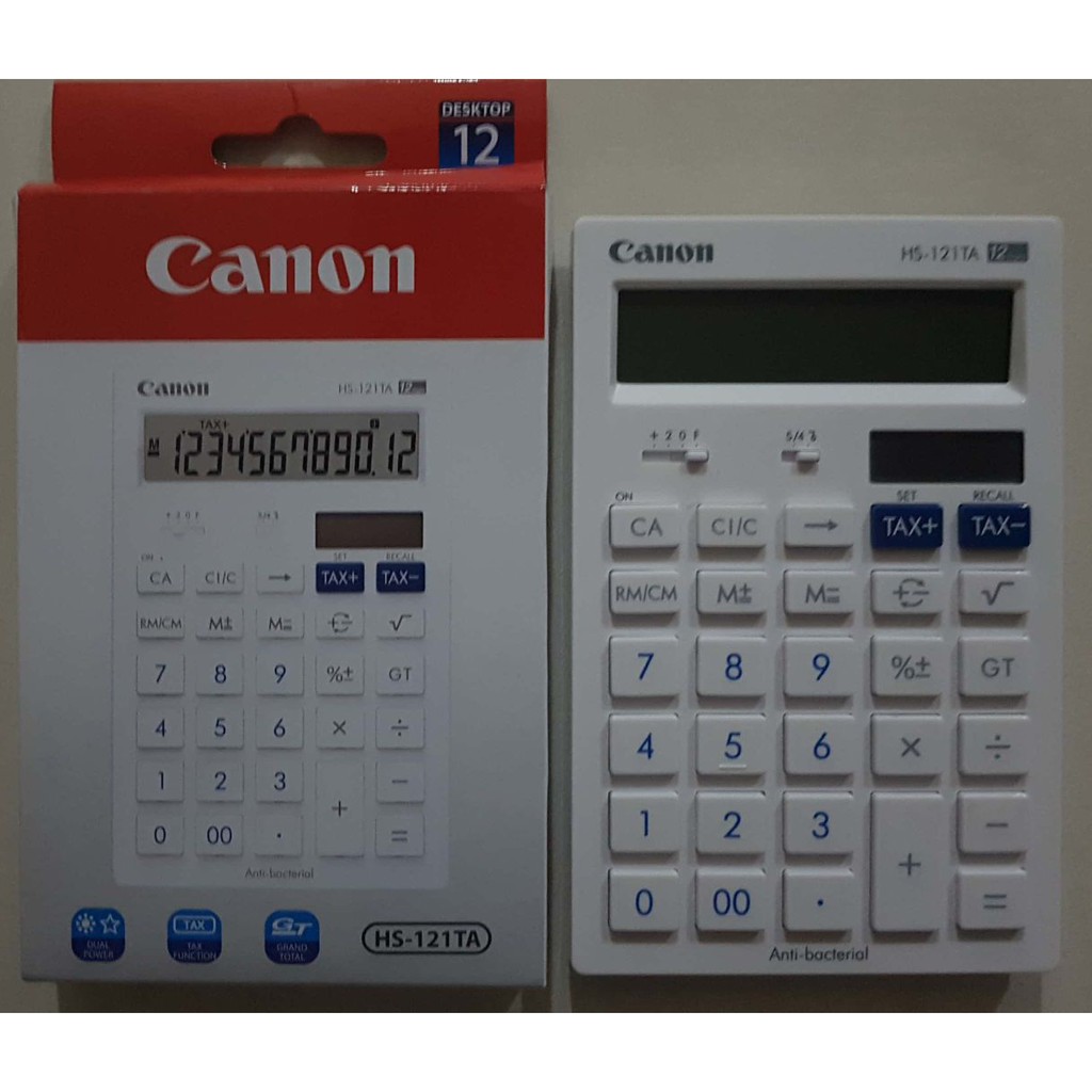 Kalkulator CANON HS-121TA Asli dan Bergaransi