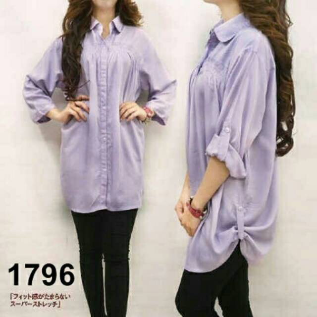 

Jumbo polos ungu pastel