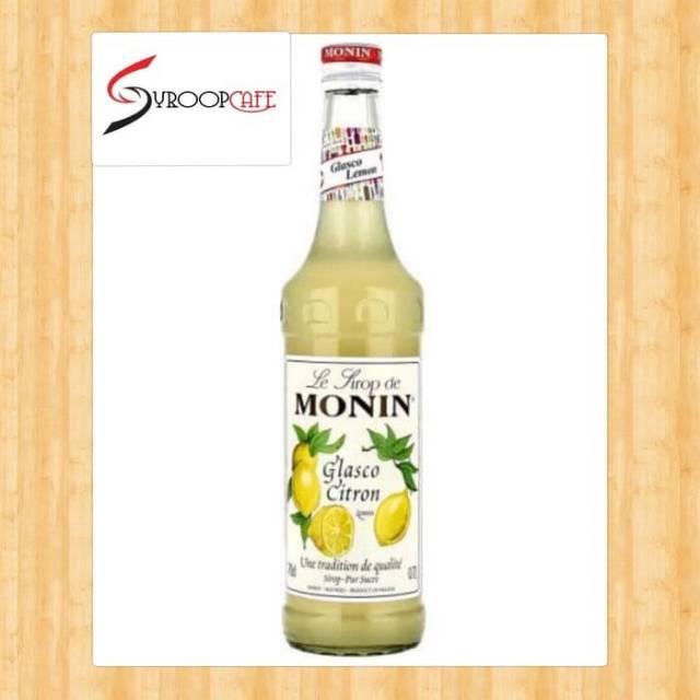 

Monin glasco citron lemon syrup sirup sirop