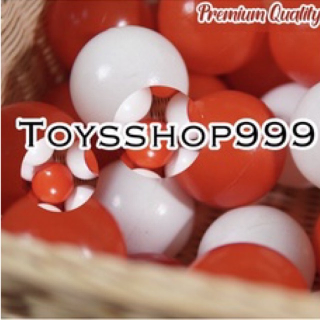 AQUATIC MANDI BOLA MERAH PUTIH 50pcs - mainan anak anak mandi bola premium aquatic - bola aquatic te