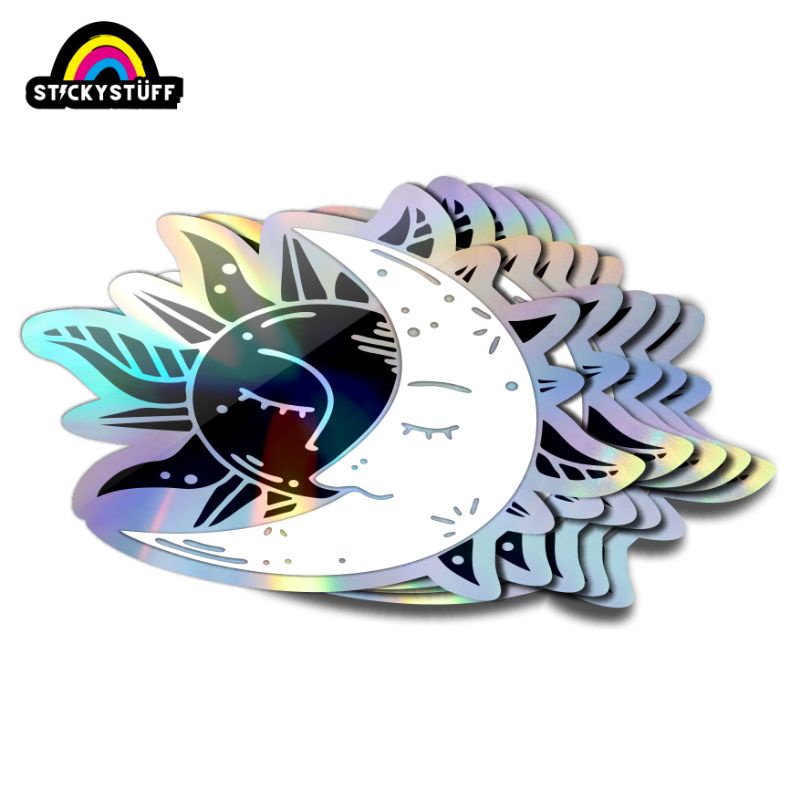 

Eclipse Child Hologram Stiker | Witch Symbol Vinyl Stiker Waterproof Dekorasi Case Handphone - Laptop - Helm