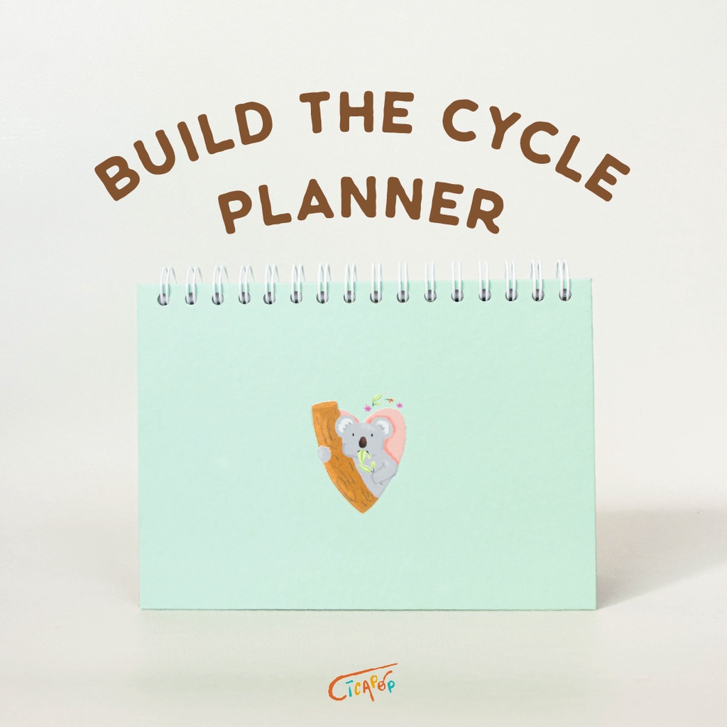 

BUILD THE CYCLE PLANNER - Monthly and Weekly Calendar ( Planner , Journal , Buku Agenda )