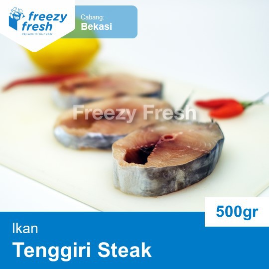 

Ikan Tenggiri Steak (Mackarel Fish Steak Cut) 500 Gram